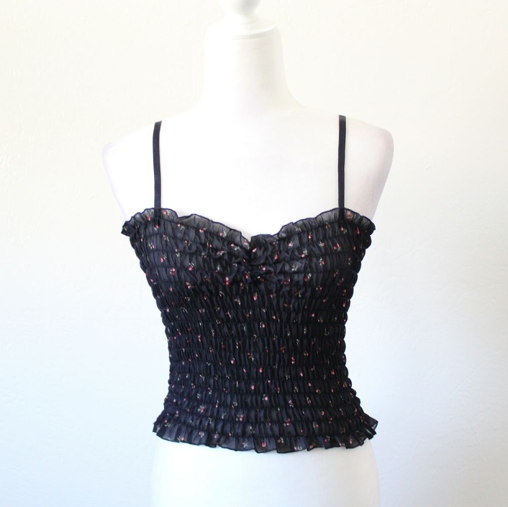 Floral Ruched Top